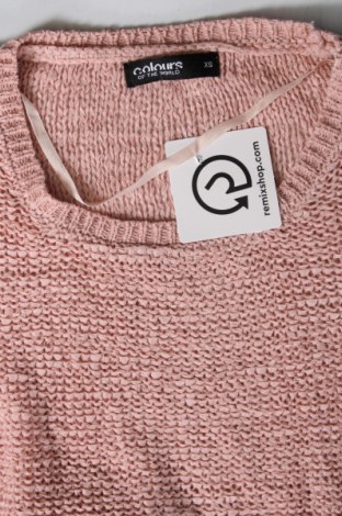 Damski sweter Colours Of The World, Rozmiar XS, Kolor Różowy, Cena 21,33 zł