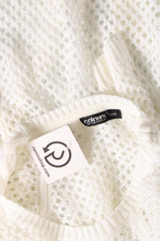 Γυναικείο πουλόβερ Colours Of The World, Μέγεθος XXS, Χρώμα Λευκό, Τιμή 5,38 €