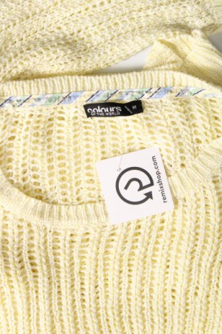 Damski sweter Colours Of The World, Rozmiar M, Kolor Żółty, Cena 21,33 zł
