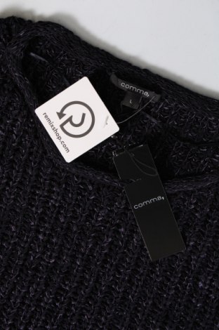 Γυναικείο πουλόβερ Comma,, Μέγεθος L, Χρώμα Μπλέ, Τιμή 21,65 €
