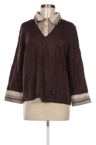 Дамски пуловер Croft & Barrow, Размер L, Цвят Кафяв, Цена 14,50 лв.