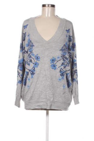 Γυναικείο πουλόβερ Desigual, Μέγεθος XL, Χρώμα Γκρί, Τιμή 32,60 €