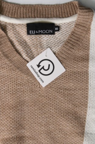 Дамски пуловер ELI & MOON, Размер M, Цвят Бежов, Цена 7,83 лв.