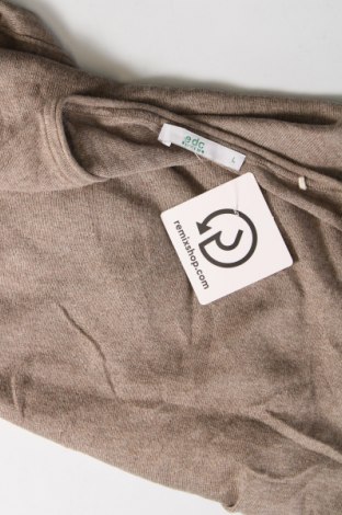Γυναικείο πουλόβερ Edc By Esprit, Μέγεθος L, Χρώμα  Μπέζ, Τιμή 11,41 €