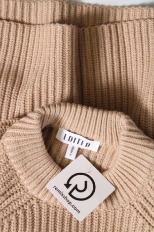 Дамски пуловер Edited, Размер M, Цвят Бежов, Цена 18,86 лв.