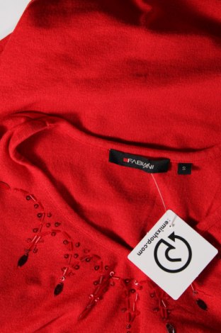 Damenpullover Fabiani, Größe S, Farbe Rot, Preis 4,64 €