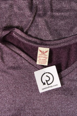 Γυναικείο πουλόβερ Faded Glory, Μέγεθος XL, Χρώμα Βιολετί, Τιμή 3,77 €