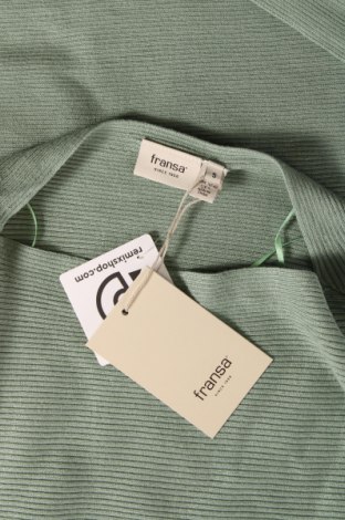 Дамски пуловер Fransa, Размер S, Цвят Зелен, Цена 18,60 лв.