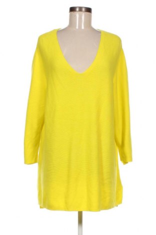 Γυναικείο πουλόβερ Frapp, Μέγεθος XL, Χρώμα Κίτρινο, Τιμή 25,36 €