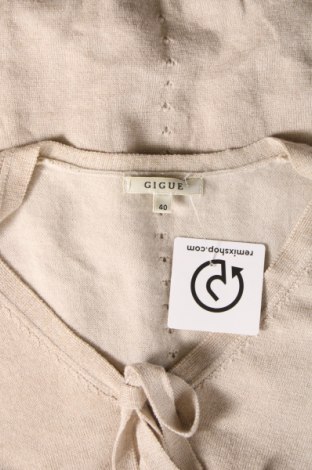 Γυναικείο πουλόβερ Gigue, Μέγεθος M, Χρώμα Εκρού, Τιμή 8,91 €