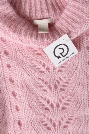 Damski sweter H&M, Rozmiar S, Kolor Różowy, Cena 24,12 zł