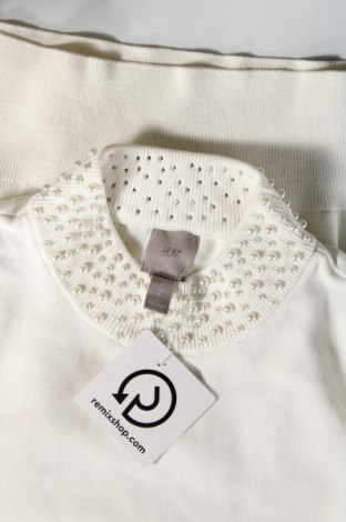 Γυναικείο πουλόβερ H&M, Μέγεθος S, Χρώμα Λευκό, Τιμή 15,19 €