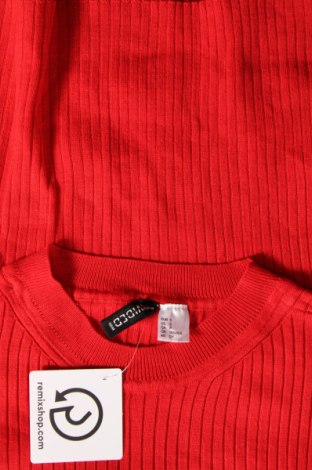 Дамски пуловер H&M Divided, Размер S, Цвят Червен, Цена 29,00 лв.