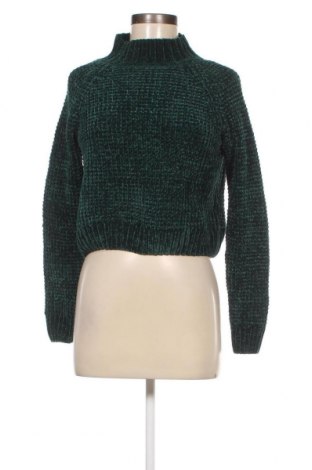 Дамски пуловер H&M Divided, Размер S, Цвят Зелен, Цена 13,05 лв.