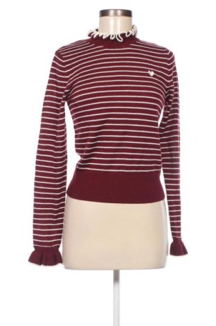Дамски пуловер H&M Divided, Размер S, Цвят Червен, Цена 14,50 лв.