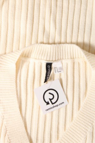 Дамски пуловер H&M Divided, Размер M, Цвят Екрю, Цена 8,41 лв.