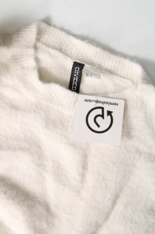 Дамски пуловер H&M Divided, Размер XS, Цвят Бял, Цена 11,60 лв.
