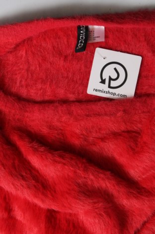 Pulover de femei H&M Divided, Mărime S, Culoare Roșu, Preț 28,62 Lei