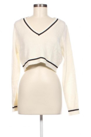 Pulover de femei H&M Divided, Mărime L, Culoare Alb, Preț 19,08 Lei