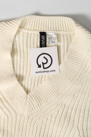 Дамски пуловер H&M Divided, Размер S, Цвят Бял, Цена 4,64 лв.