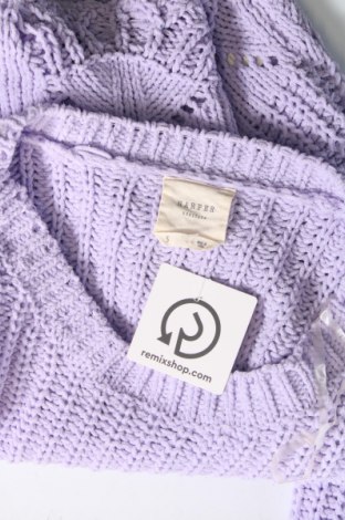 Дамски пуловер Harper, Размер S, Цвят Лилав, Цена 9,30 лв.