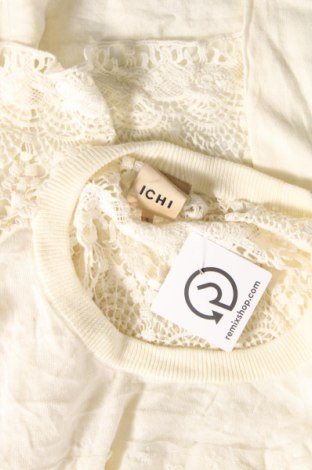 Γυναικείο πουλόβερ Ichi, Μέγεθος XL, Χρώμα Εκρού, Τιμή 25,36 €
