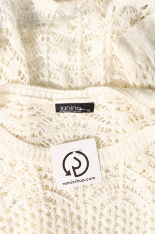 Дамски пуловер Janina, Размер XL, Цвят Бял, Цена 5,80 лв.