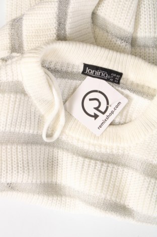 Дамски пуловер Janina, Размер L, Цвят Бял, Цена 8,12 лв.