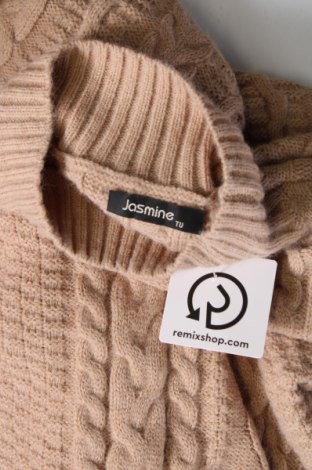 Дамски пуловер Jasmine, Размер M, Цвят Бежов, Цена 5,80 лв.