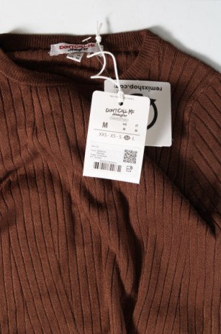 Γυναικείο πουλόβερ Jennyfer, Μέγεθος M, Χρώμα Καφέ, Τιμή 10,67 €