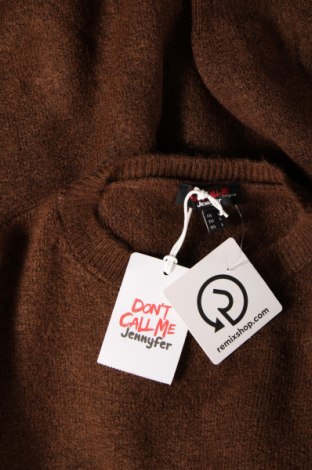 Γυναικείο πουλόβερ Jennyfer, Μέγεθος L, Χρώμα Καφέ, Τιμή 9,48 €