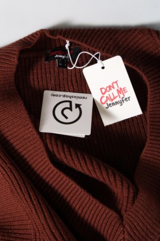 Дамски пуловер Jennyfer, Размер S, Цвят Кафяв, Цена 6,90 лв.