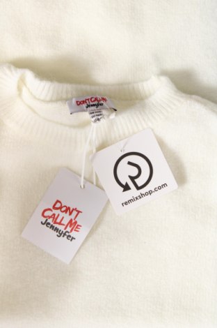 Γυναικείο πουλόβερ Jennyfer, Μέγεθος XXS, Χρώμα Λευκό, Τιμή 10,20 €