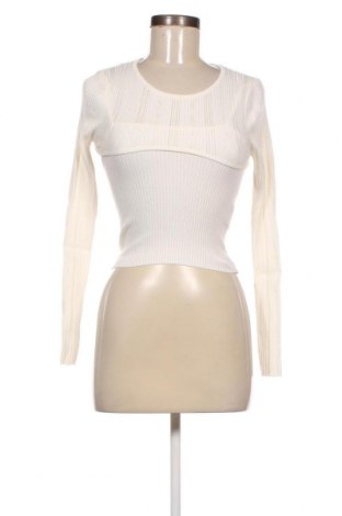 Γυναικείο πουλόβερ Jennyfer, Μέγεθος S, Χρώμα Λευκό, Τιμή 11,86 €