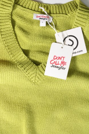 Γυναικείο πουλόβερ Jennyfer, Μέγεθος L, Χρώμα Πράσινο, Τιμή 3,56 €