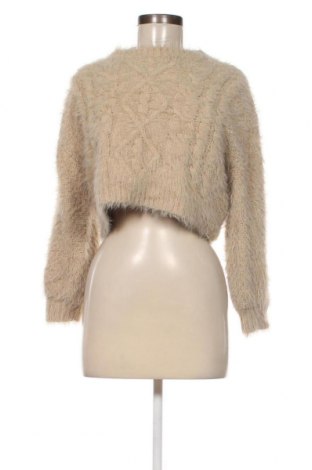 Дамски пуловер Jennyfer, Размер M, Цвят Бежов, Цена 14,50 лв.