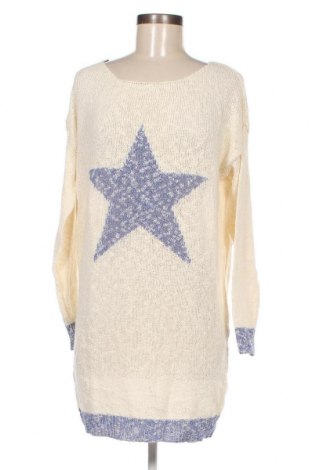 Γυναικείο πουλόβερ Kontatto, Μέγεθος M, Χρώμα Εκρού, Τιμή 28,77 €