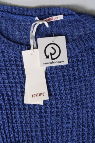 Pulover de femei Kontatto, Mărime M, Culoare Albastru, Preț 76,48 Lei