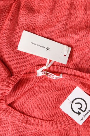 Дамски пуловер Kontatto, Размер M, Цвят Розов, Цена 23,25 лв.