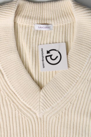 Γυναικείο πουλόβερ Lascana, Μέγεθος S, Χρώμα Εκρού, Τιμή 10,67 €