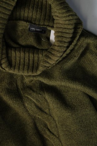 Γυναικείο πουλόβερ Laura Torelli, Μέγεθος L, Χρώμα Πράσινο, Τιμή 17,94 €
