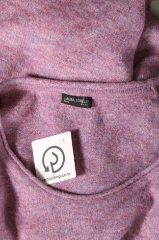 Дамски пуловер Laura Torelli, Размер XL, Цвят Лилав, Цена 5,51 лв.