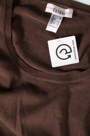 Γυναικείο πουλόβερ Linea Tesini, Μέγεθος XL, Χρώμα Καφέ, Τιμή 8,63 €