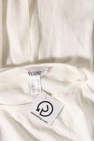 Damenpullover Linea Tesini, Größe M, Farbe Weiß, Preis 21,00 €