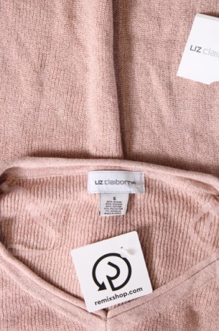 Дамски пуловер Liz Claiborne, Размер S, Цвят Розов, Цена 6,96 лв.
