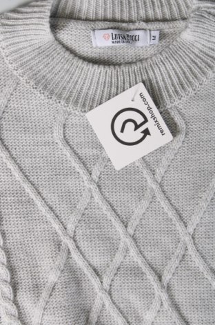 Дамски пуловер Luisa Ricci, Размер M, Цвят Сив, Цена 8,61 лв.