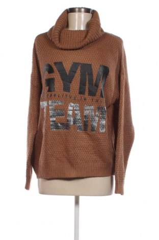 Дамски пуловер Made In Italy, Размер M, Цвят Бежов, Цена 14,50 лв.