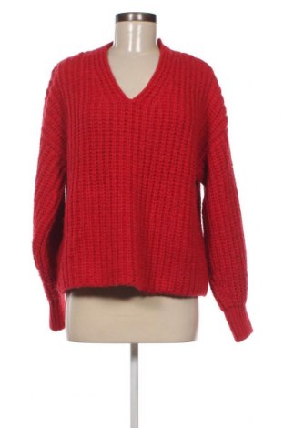 Дамски пуловер Mango, Размер M, Цвят Червен, Цена 16,23 лв.