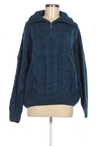 Дамски пуловер Mango, Размер M, Цвят Син, Цена 13,50 лв.