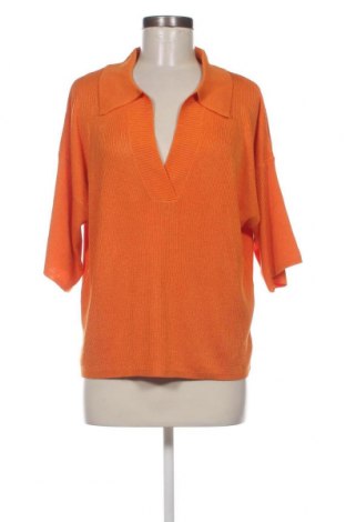 Дамски пуловер Massimo Dutti, Размер L, Цвят Оранжев, Цена 61,94 лв.